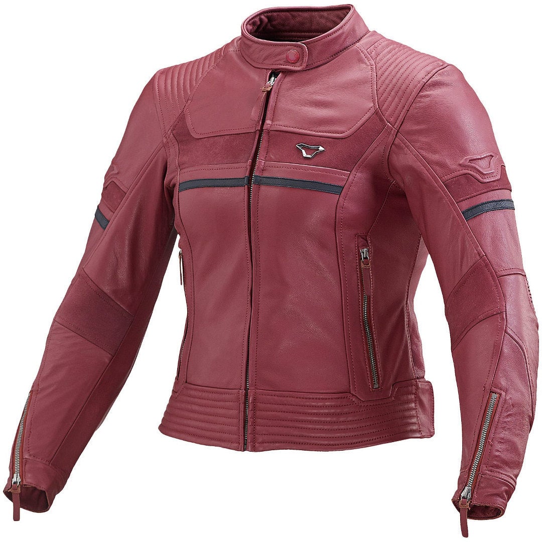 Macna Daisy Damen Motorrad Lederjacke burgunderrot 42 Abbildung 1