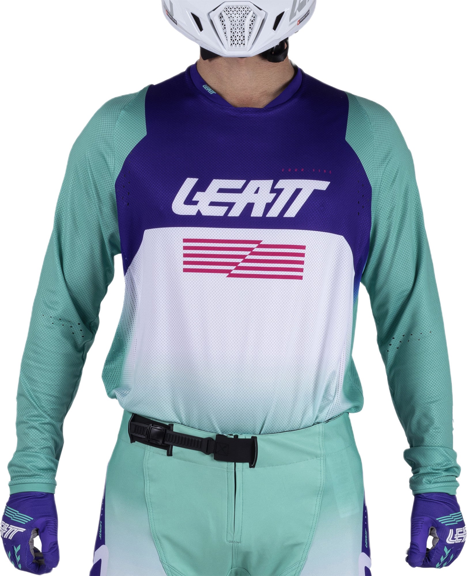 Leatt Moto 4.5 Lite V26 Maillot de motocross violet/vert XL Figure 3