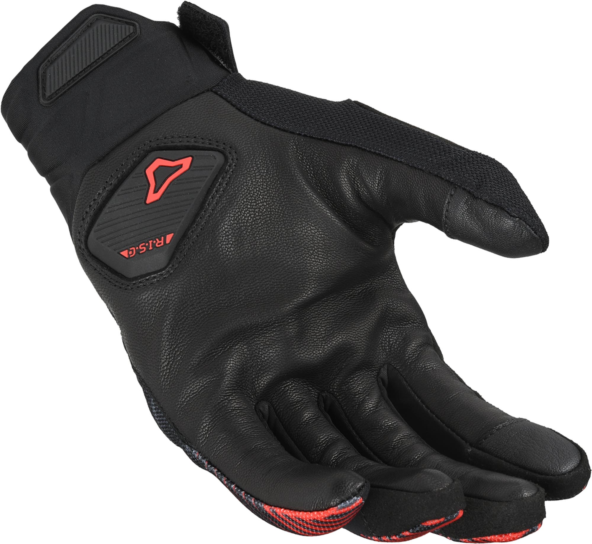 Macna Obtain Leather Motorcycle Gloves red/white S Figure 2