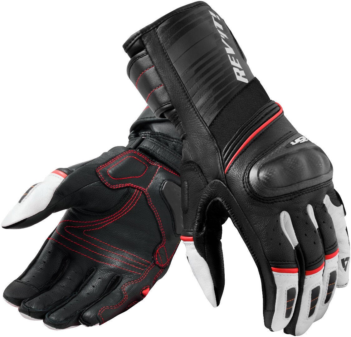 Revit RSR 4 Motorcykelhandsker Sort/hvid M Figur 1