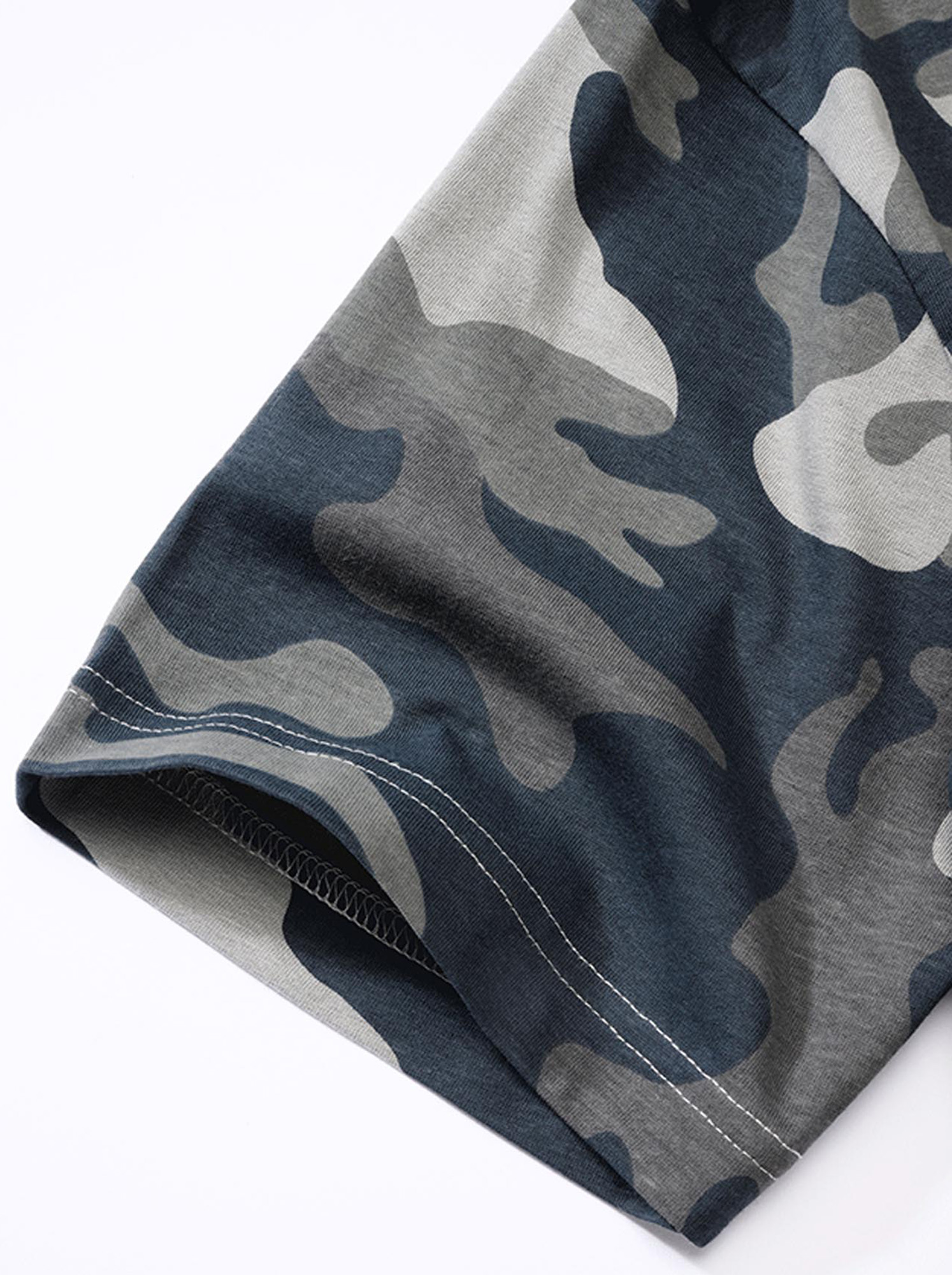 Brandit T-shirt grå/camouflage 4XL Figur 5