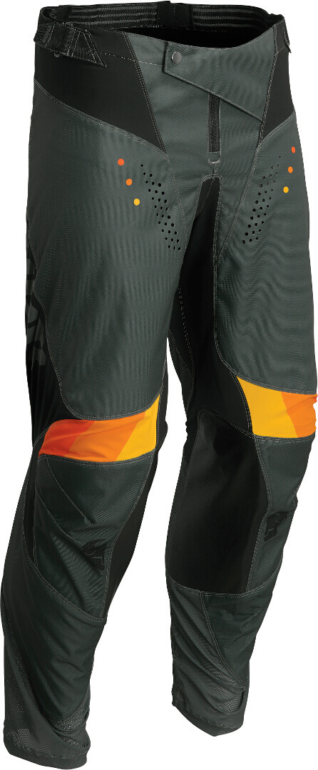 Thor Pulse React Motocross Pants Military Green 38 Figure 1