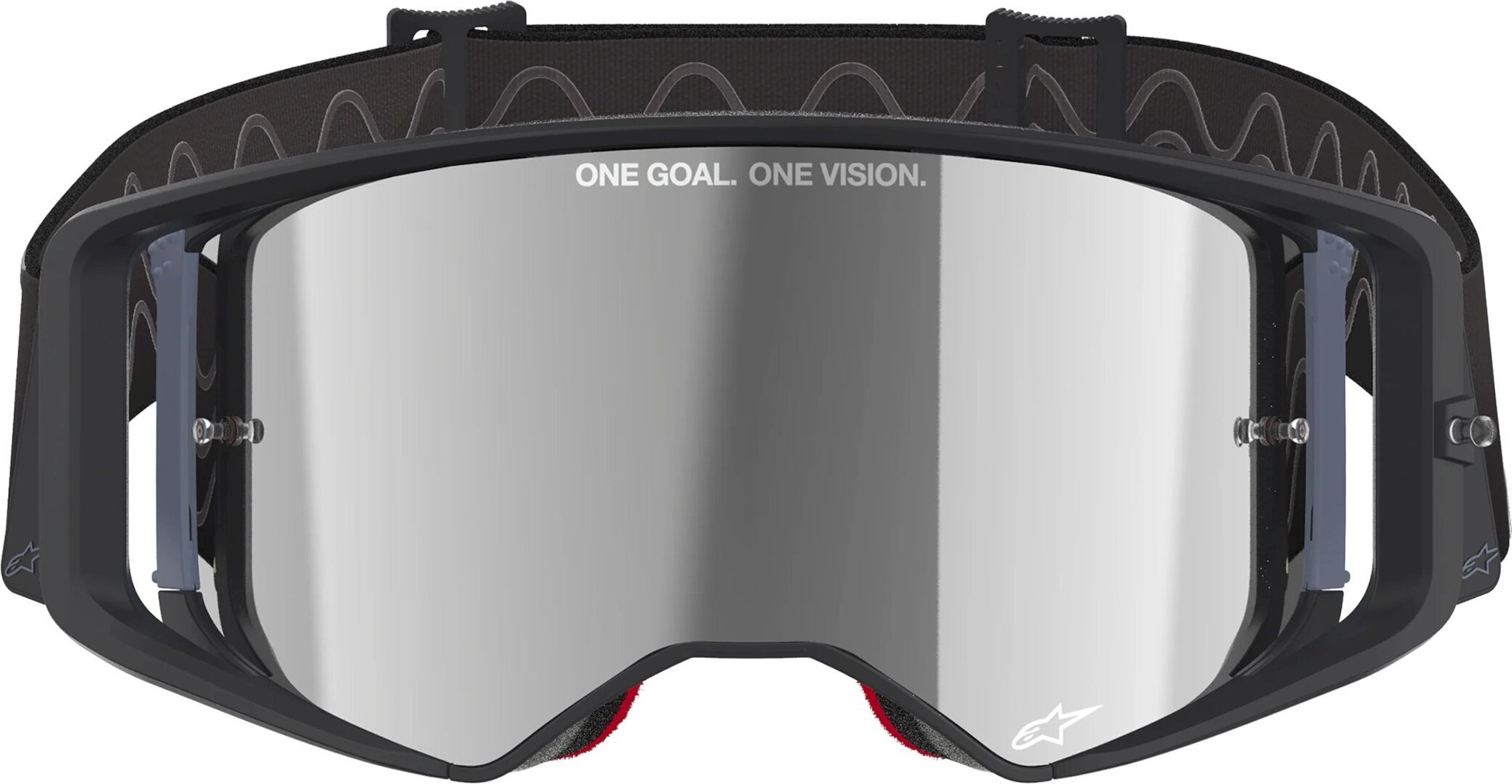 Alpinestars Supertech Corp Absolute Vision Stripe Mirror Ochelari de motocross Negru/gri Figura 4
