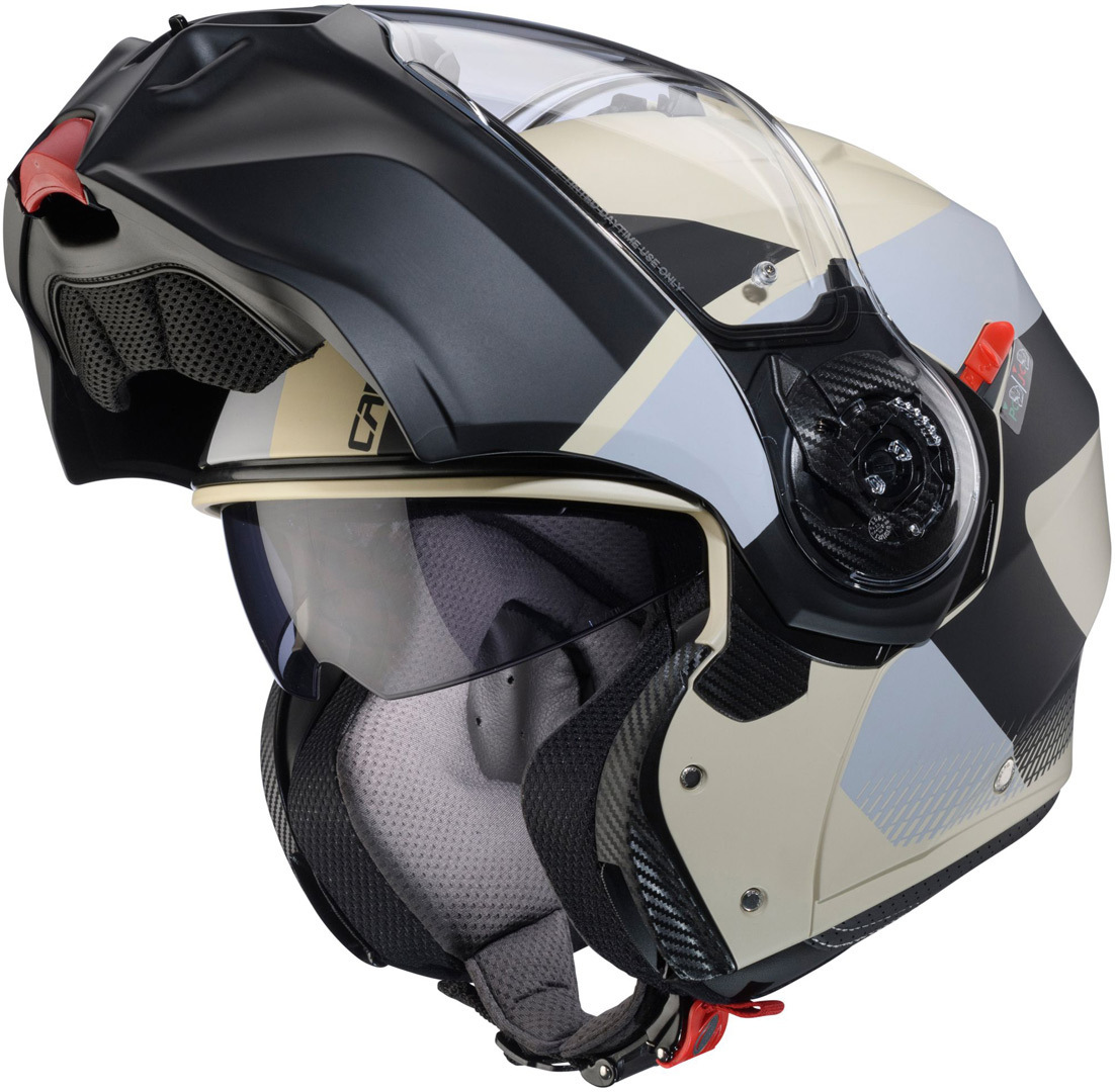 Caberg Duke Evo Indy Cască negru mat/bej M (57/58) Figura 5