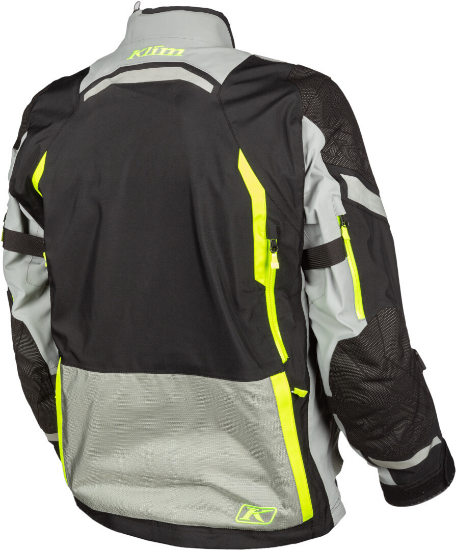 Klim Badlands Pro 2023 Motorcycle Textile Jacket black/grey/yellow L Figure 6