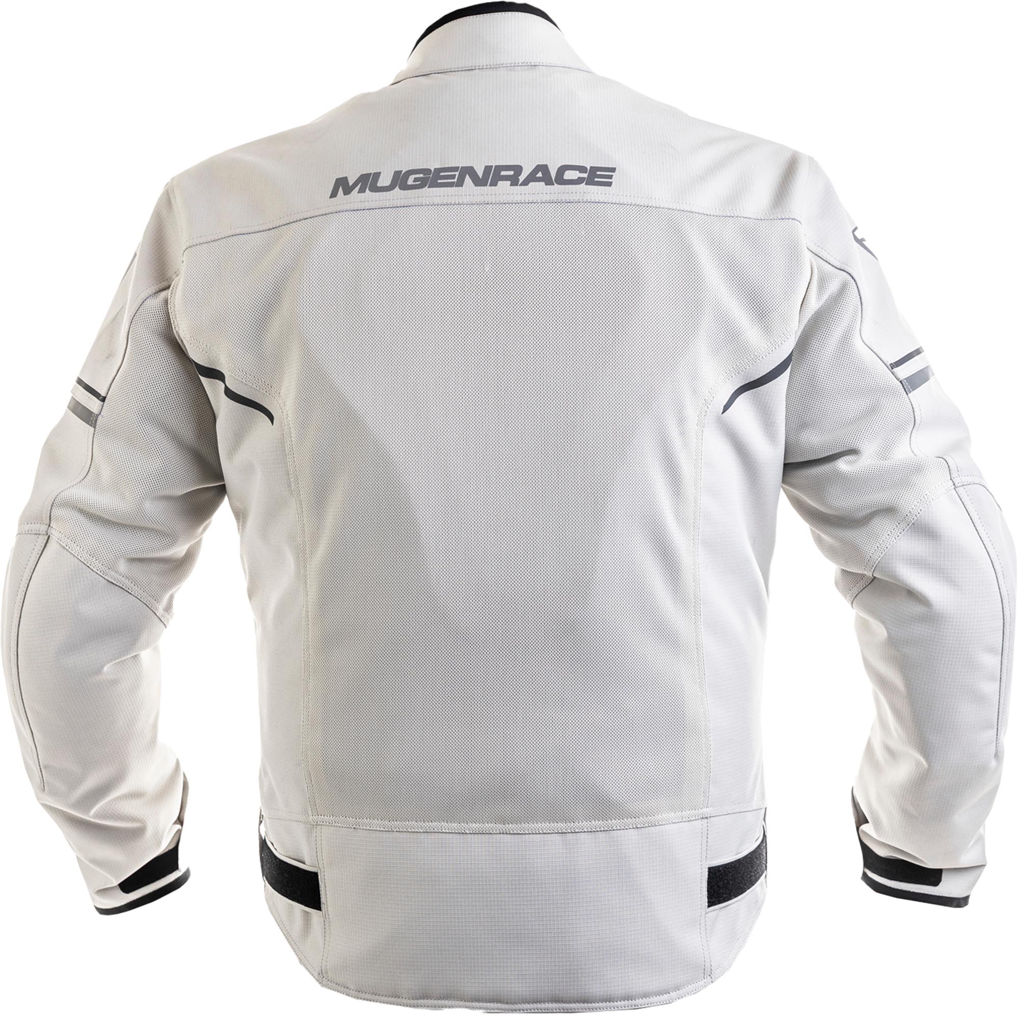 MUGENRACE Ventilator オートバイテキスタイルジャケット ライトグレー L 図3