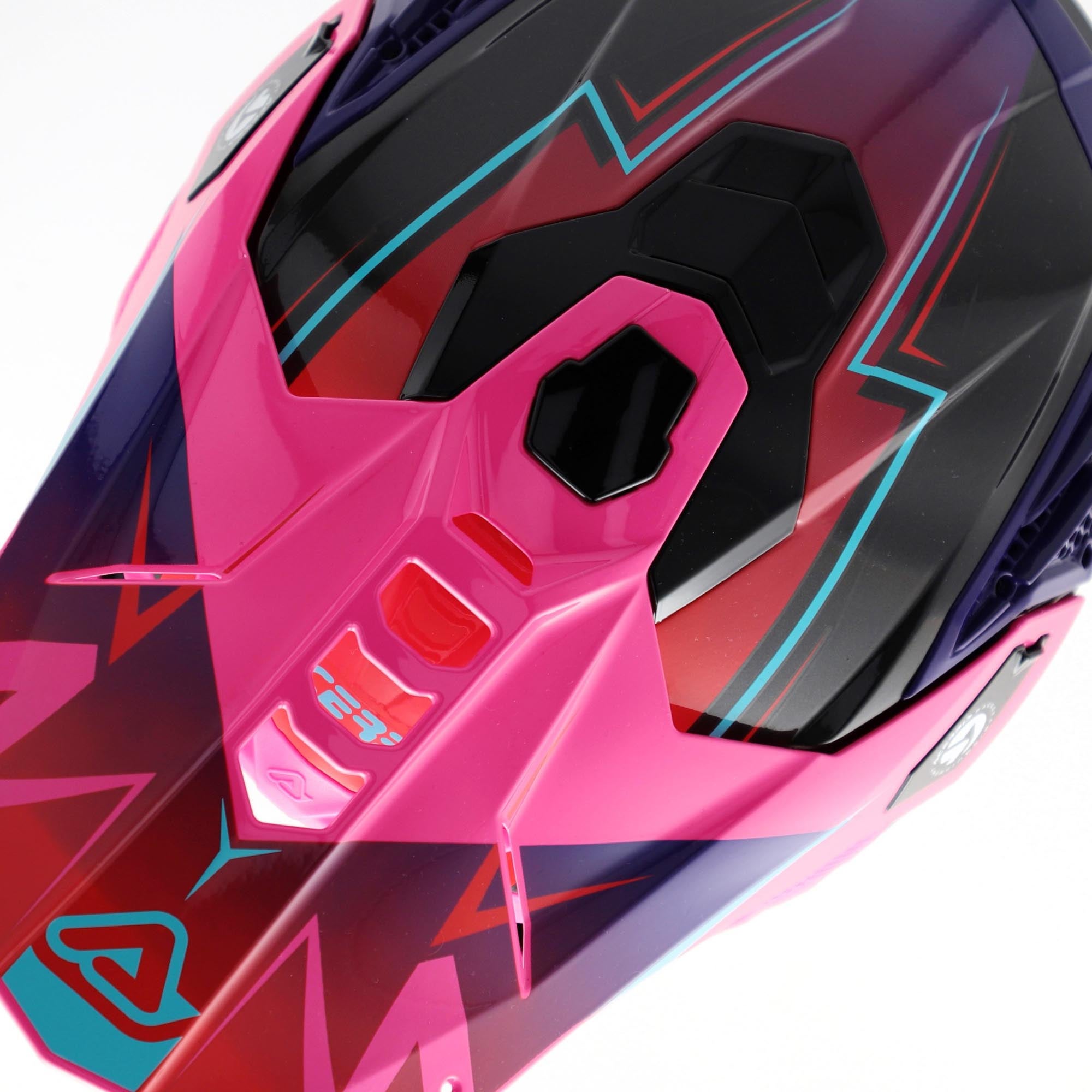 Acerbis Airstrike-X Graphic Casco da motocross nero/viola/rosa S (55/56) Figura 7