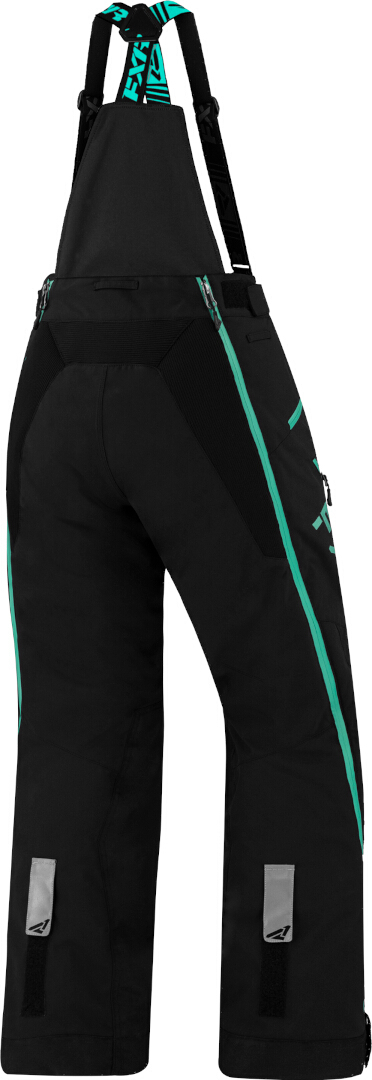 FXR Edge Pantaloni de tip bob pentru damă pe snowmobile Negru/Verde 8 Figura 2