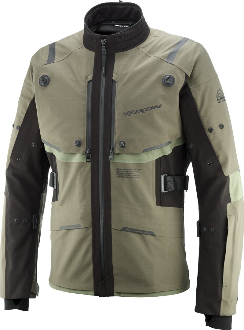 Ixon M-Skeid Motorcycle Textile Jacket Khaki/Black L Figure 1