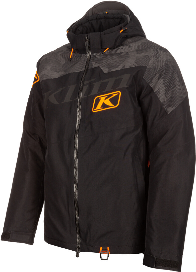 Klim Instinct 2022 Snowmobil Jacke schwarz/grau/orange L Abbildung 1