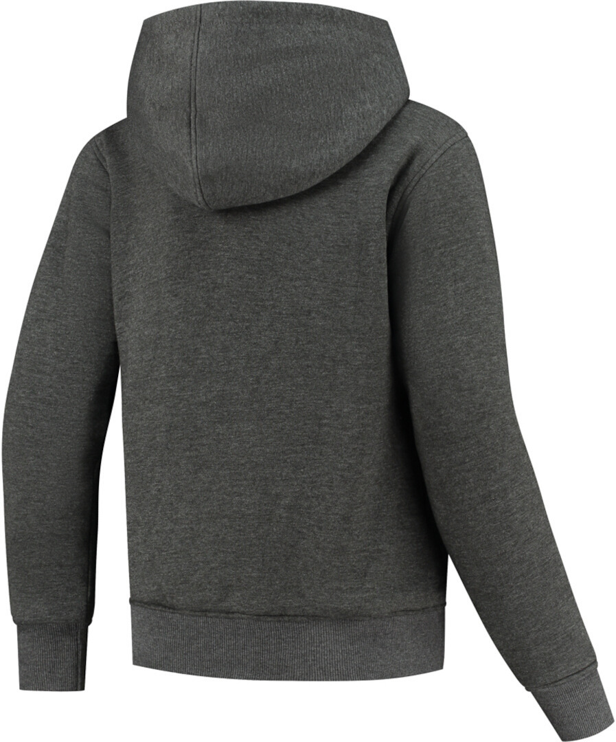 Rusty Stitches Wendy Damer Motorcykel Zip Hoodie grå/rosa 44 Figur 2