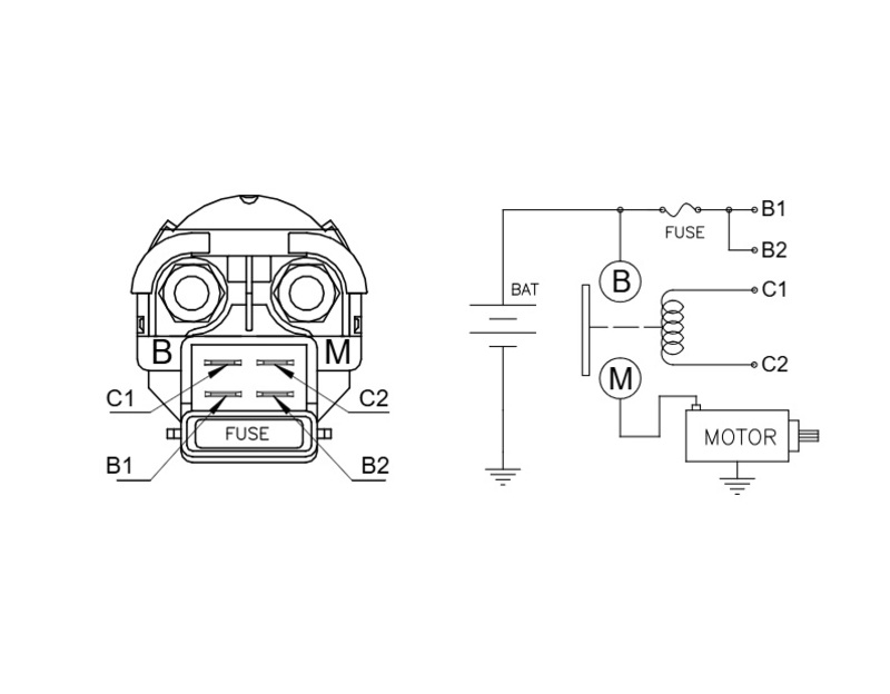 TECNIUM av DZE Starter Relay Figur 3