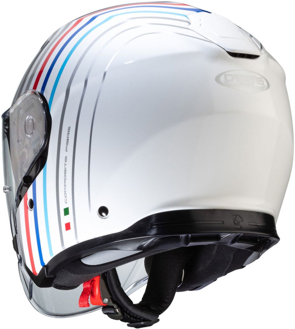 Caberg Flyon Bakari Jethelm weiß/rot/blau XL (61/62) Abbildung 4