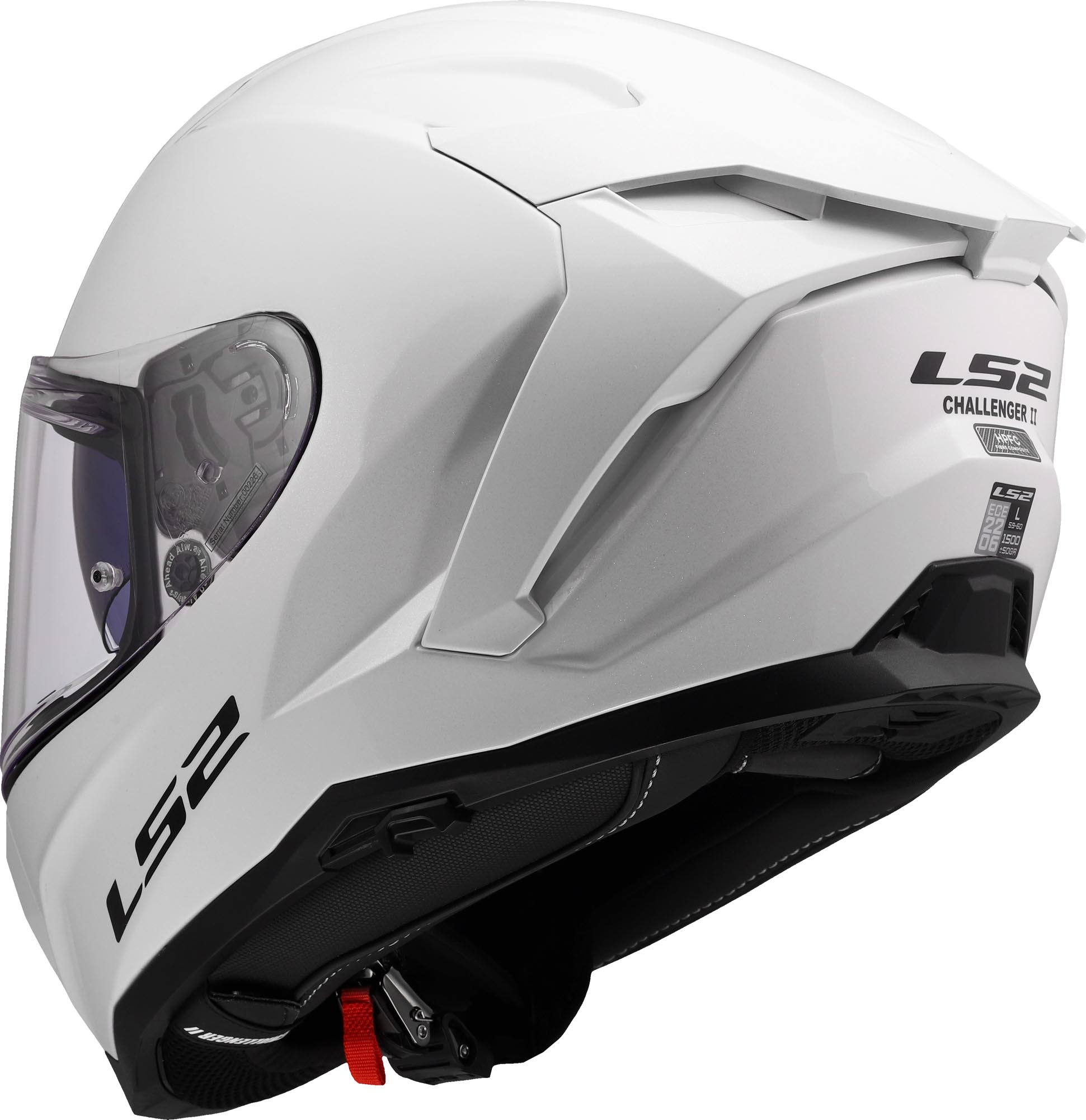 LS2 FF817 Challenger II Helm Wit XXL (63/64) Figuur 3