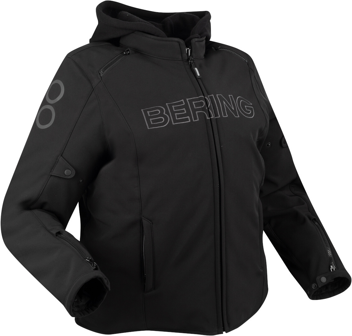 Bering Davis Queen Size waterproof Ladies Motorcycle Textile Jacket black W-46 Figure 1