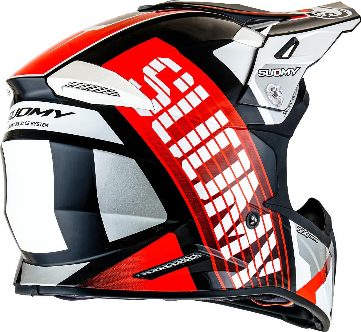 Suomy X-Wing Amped E06 Casco da motocross nero/bianco/rosso XXL (63) Figura 3