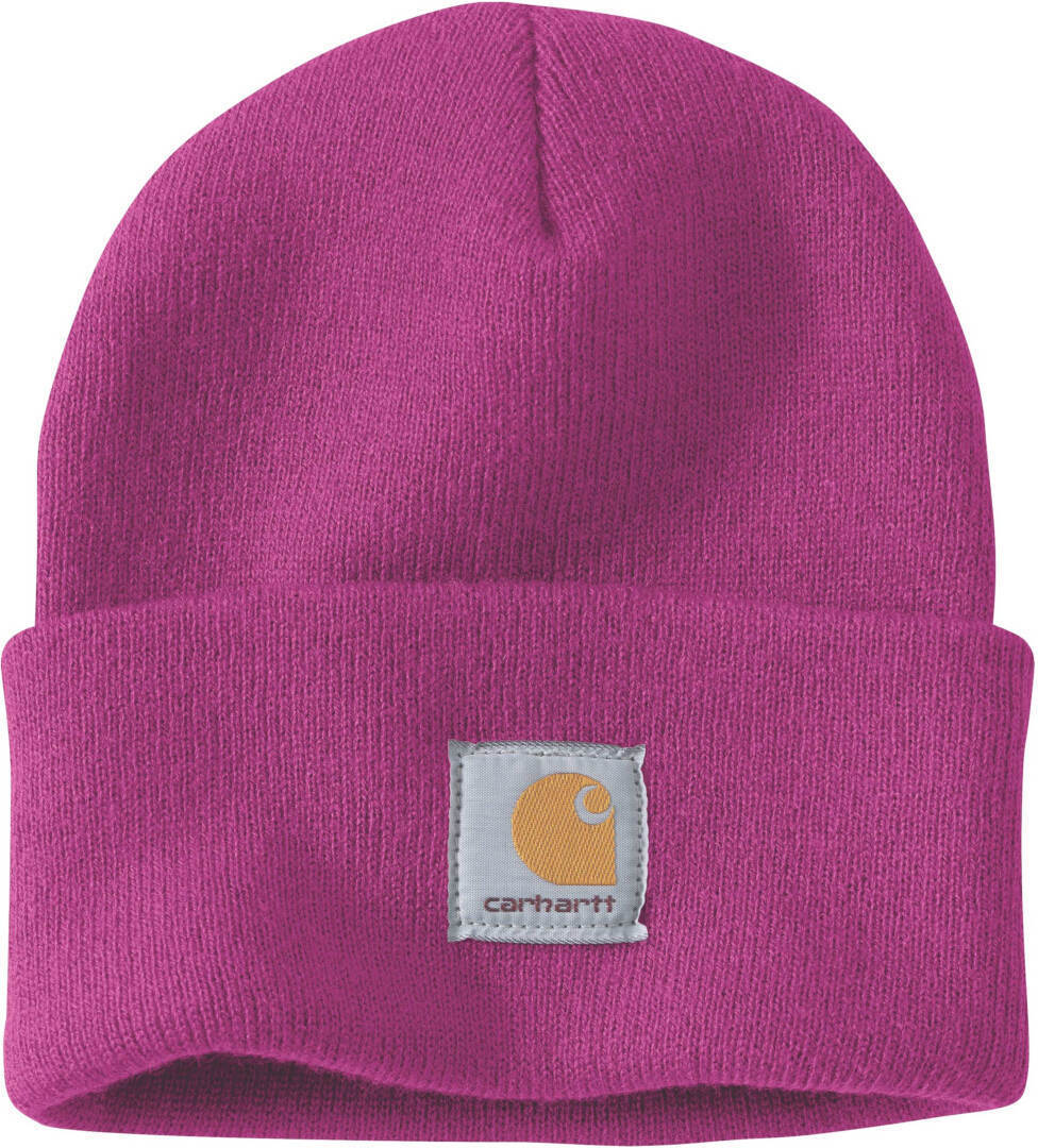 Carhartt Knit Cuffed Gorro rosa Figura 1