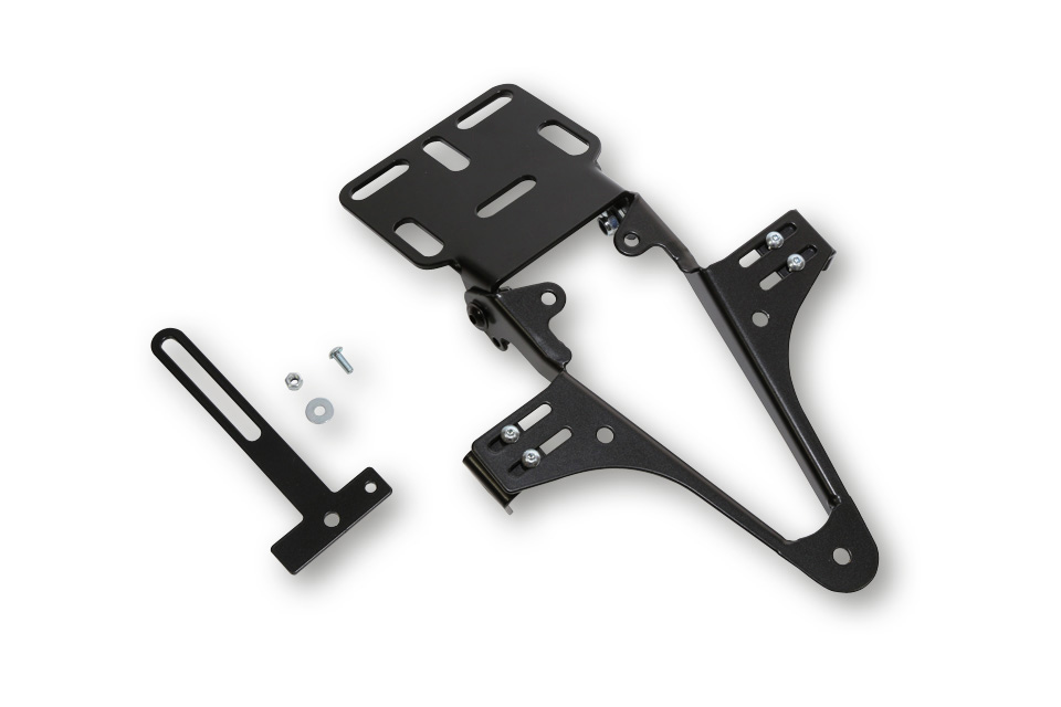 HIGHSIDER Suport de număr de înmatriculare Bundle Ducati 848 07-13 / 1098 07-08 / 1198 09-11 Suport pentru numărul de înmatriculare + semnalizator Nova Figura 3