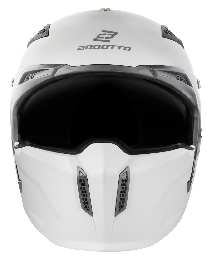 Bogotto Radic Helm White Matt M Figuur 8