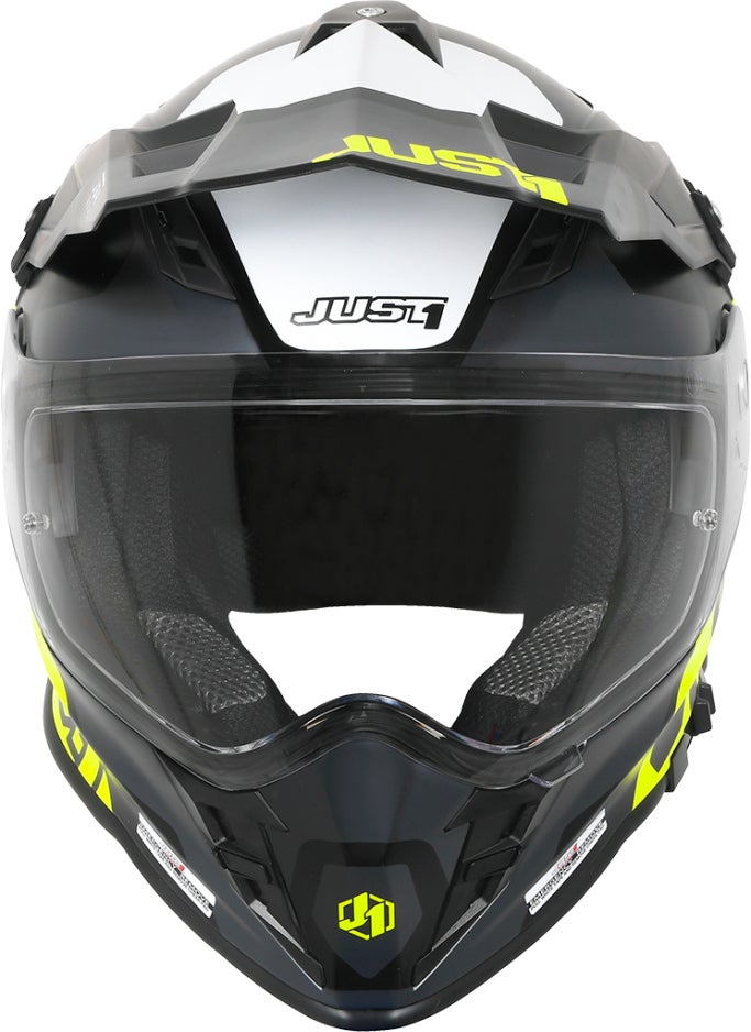 Just1 J34 Pro Tour Motocross hjelm sort mat/neon L (59/60) Figur 4