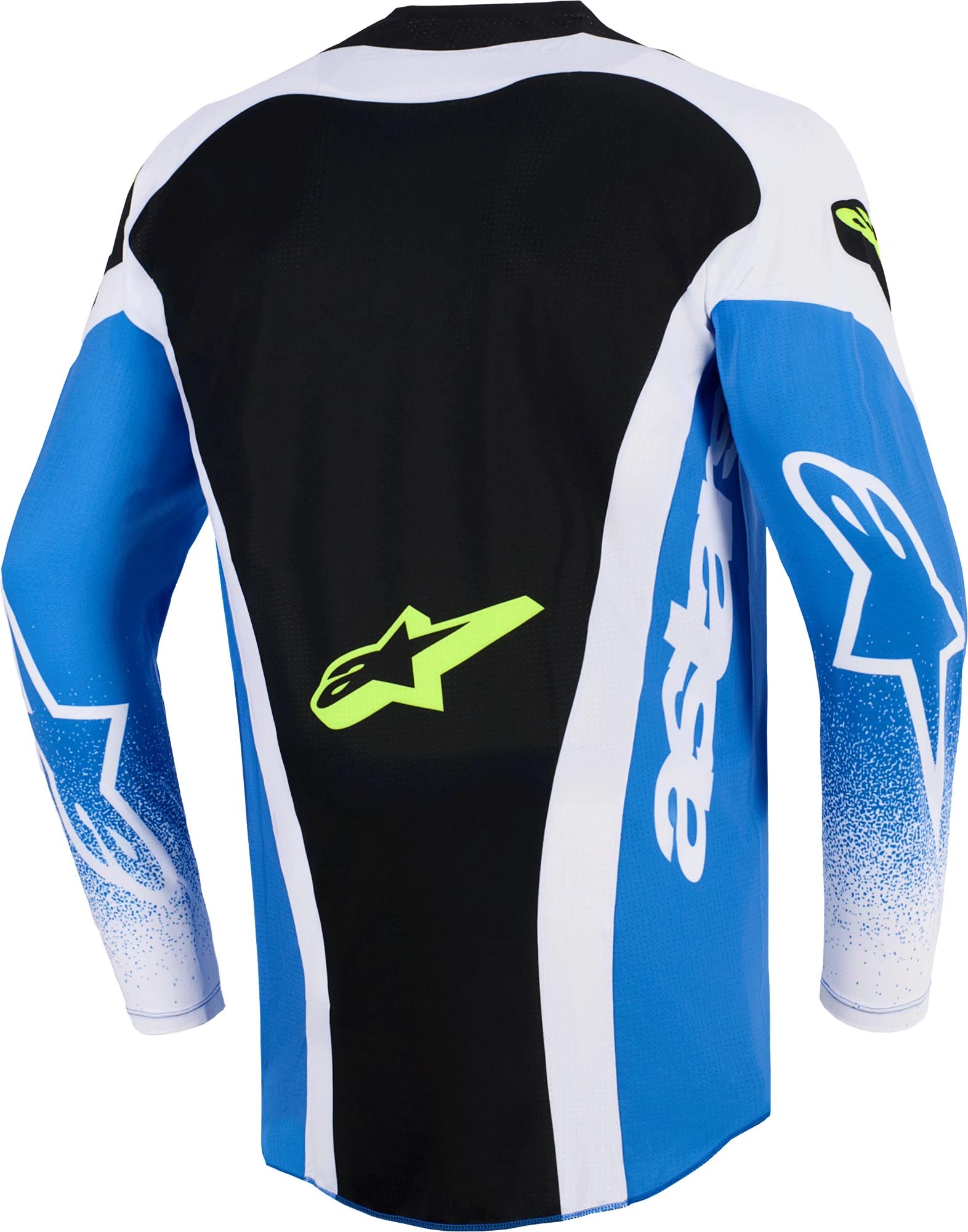 Alpinestars Techstar KNIF Motocross trøje blå/sort/gul L Figur 2