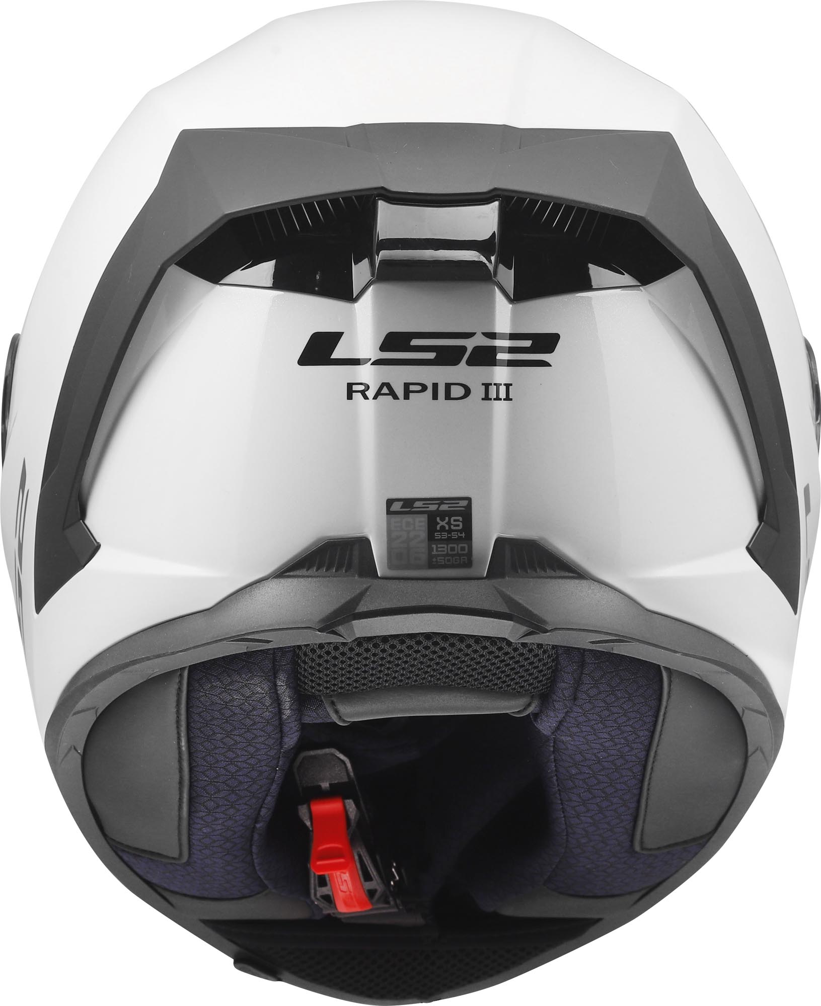 LS2 FF820 Rapid III Kask biały M (57/58) Rysunek 4