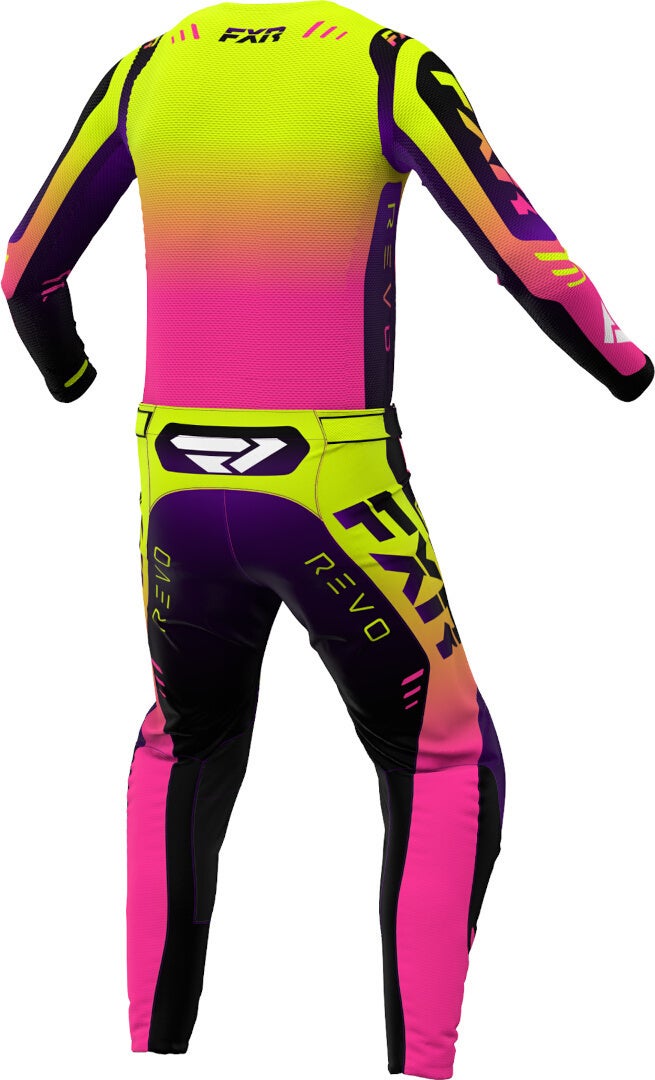 FXR Revo 2024 Pantalon de motocross jaune/magenta 36 Figure 2