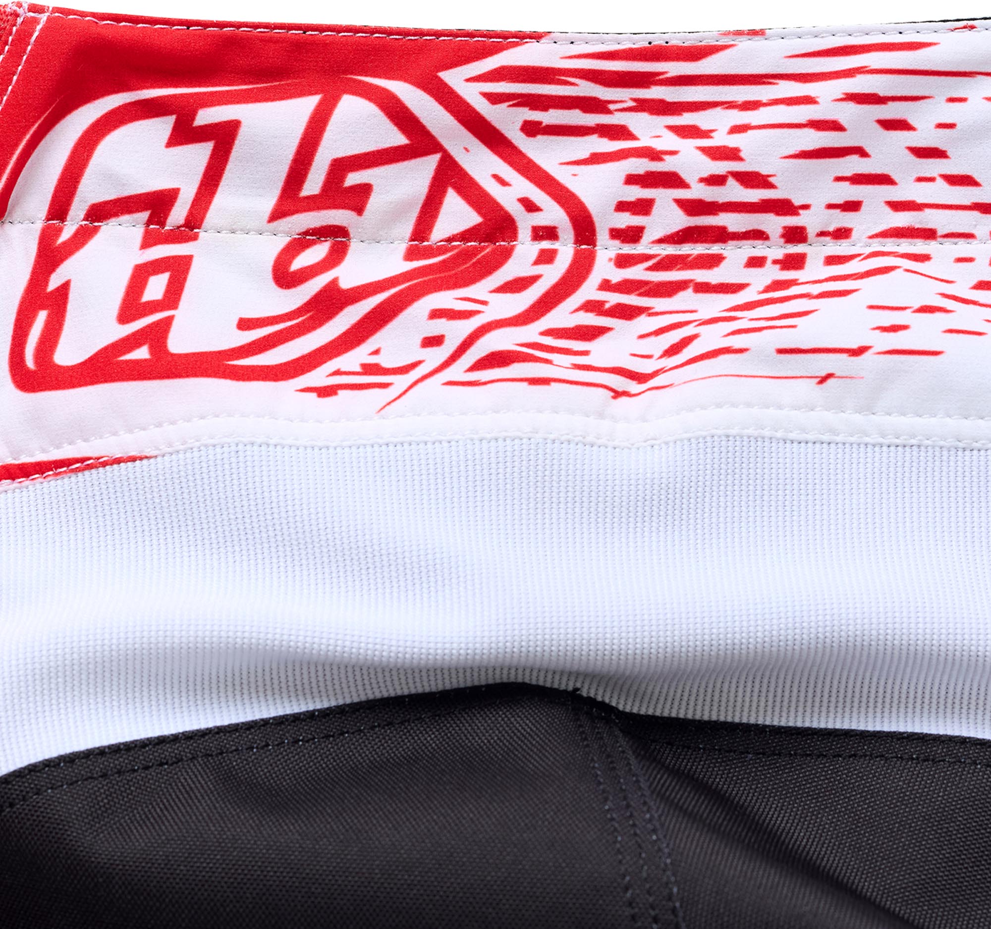 Troy Lee Designs GP Pro Frames Motocrossbroek wit/rood 38 Figuur 8