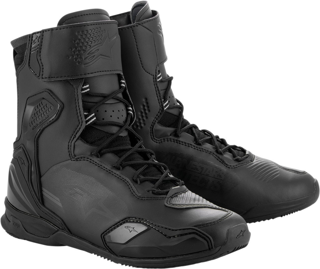 Alpinestars Superfaster Motorcykel sko Sort 6,5 Figur 1