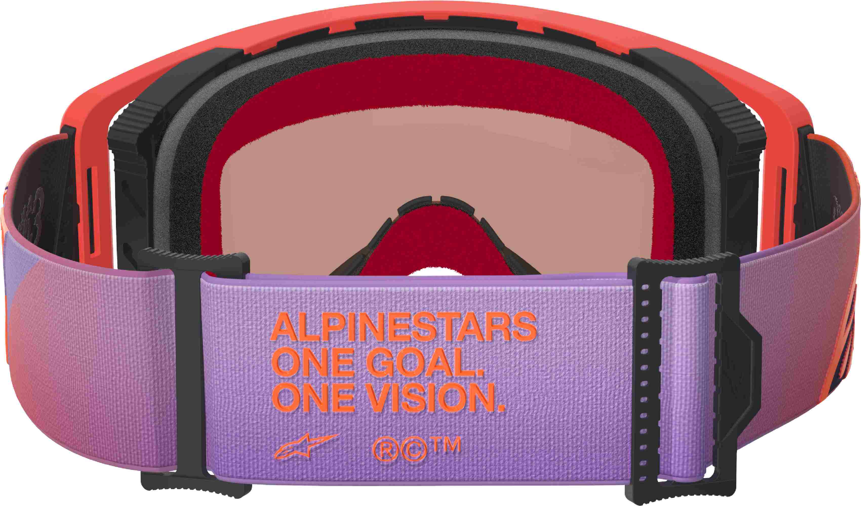 Alpinestars Supertech Vision Corp Ochelari de motocross roșu Figura 4