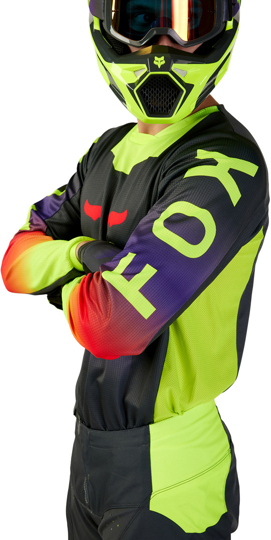 FOX 180 Flora Motocross trøje mørkegrå L Figur 4