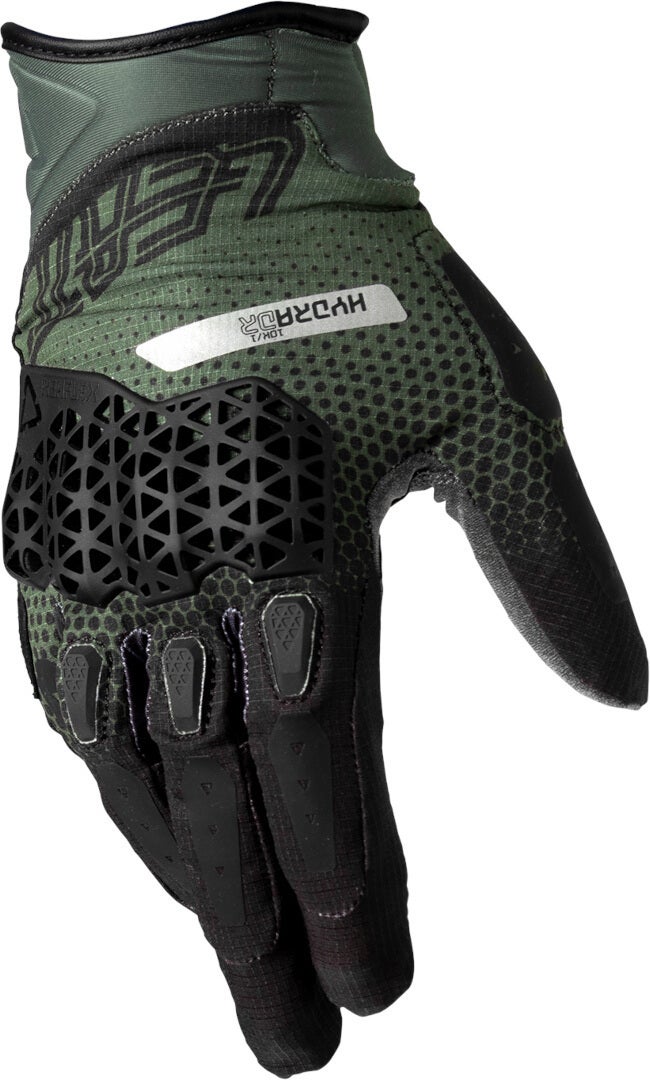 Leatt ADV Hydradri 5.5 Short vandtætte motorcykelhandsker Sort/oliven XL Figur 3
