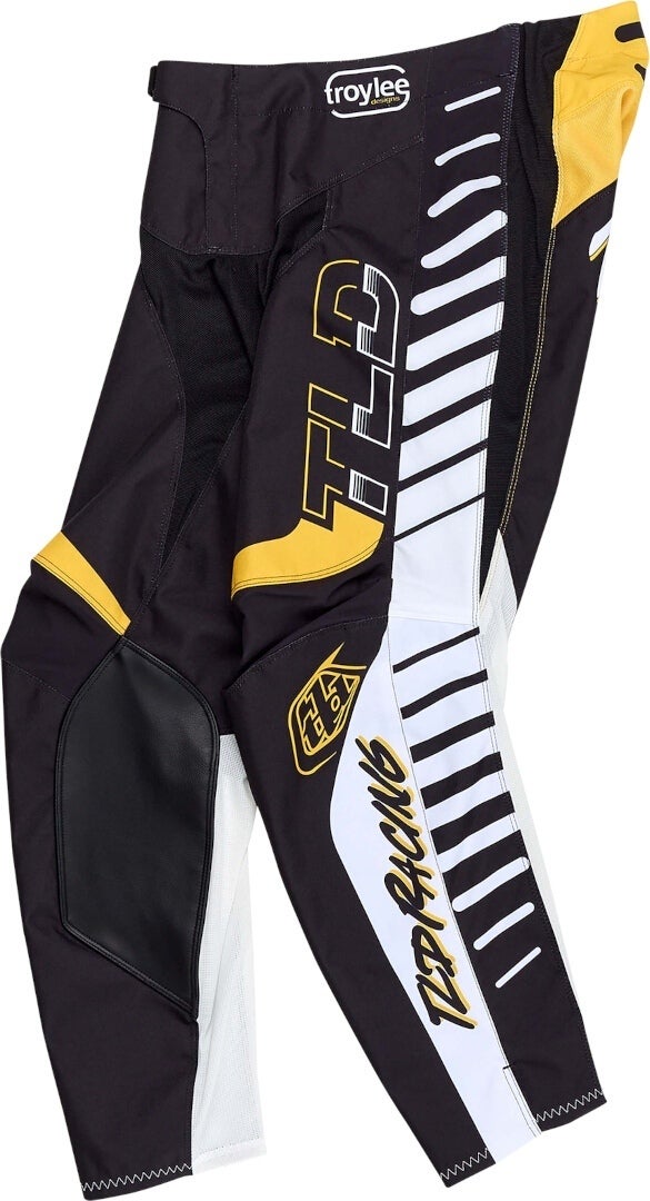 Troy Lee Designs GP Pro Fifty-50 Motocross bukser sort/hvid/gul 34 Figur 1