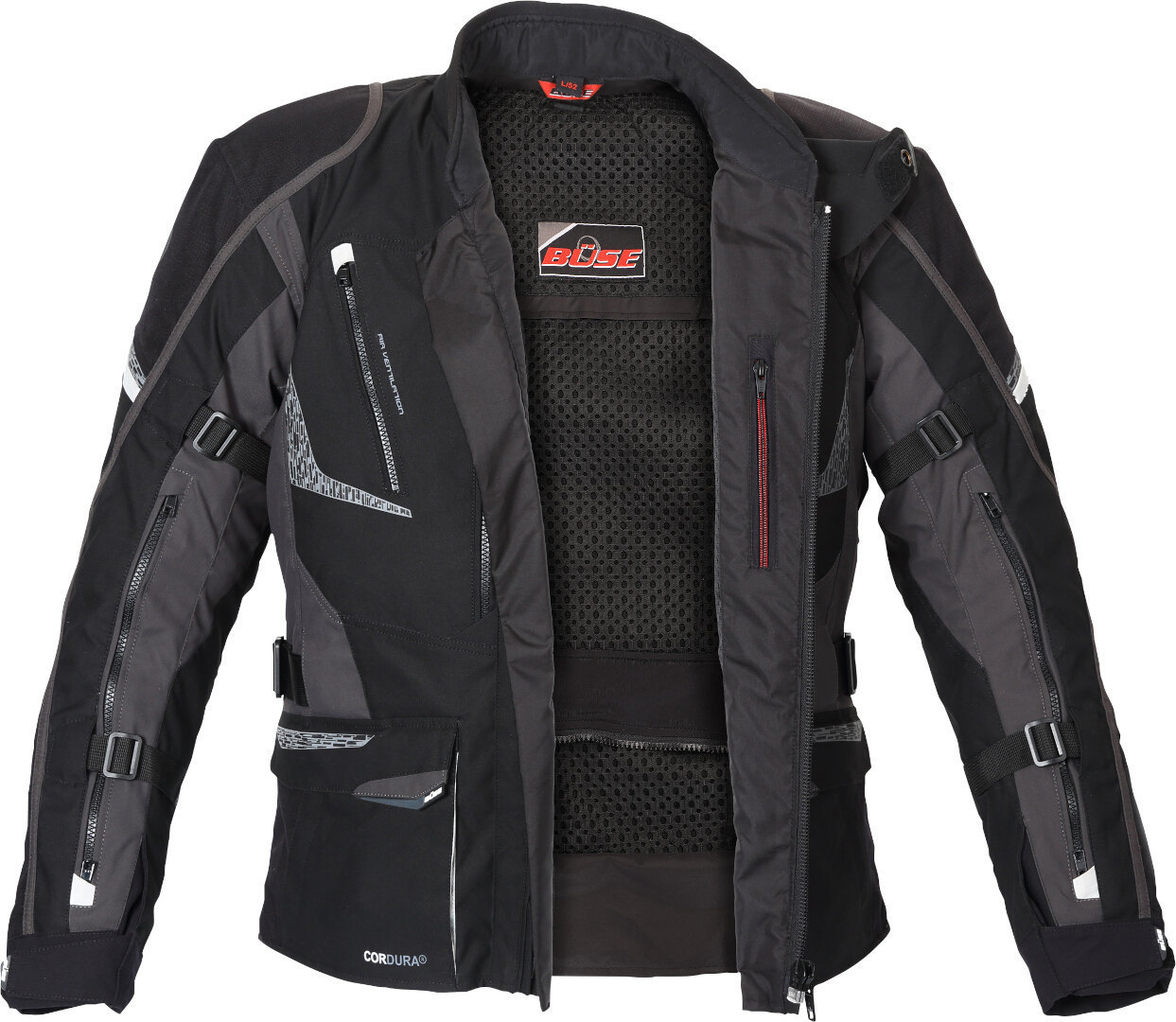 Büse Nero Motorrad Textiljacke schwarz/grau 56 Abbildung 7