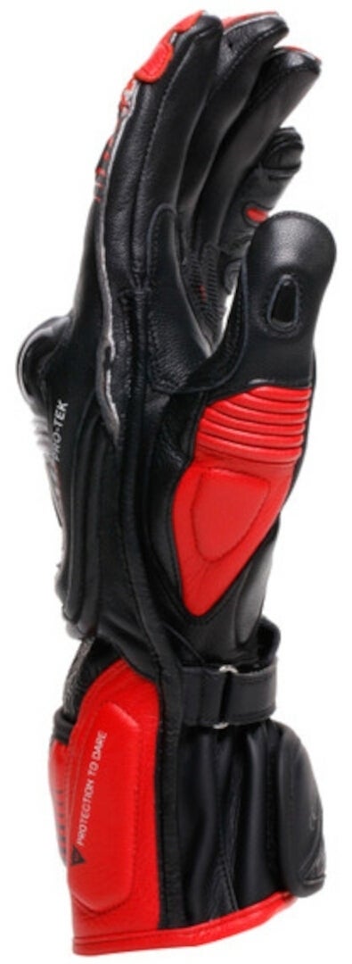 Dainese Fiero Metal Motorcykel handsker sort/rød M Figur 3