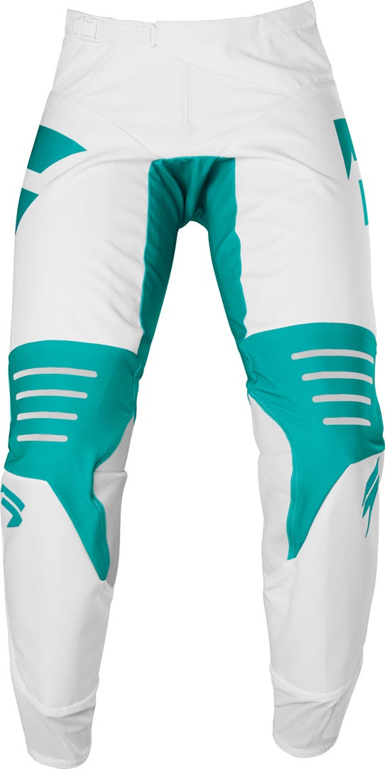 Shift 3Lack Label Race 1 Pantalon Motocross Vert/Blanc 34 Figure 1