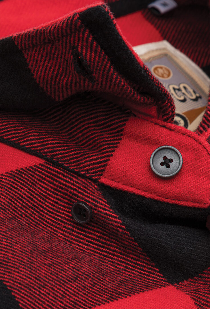 Rokker Denver 2 Camisa negro/rojo L Figura 2