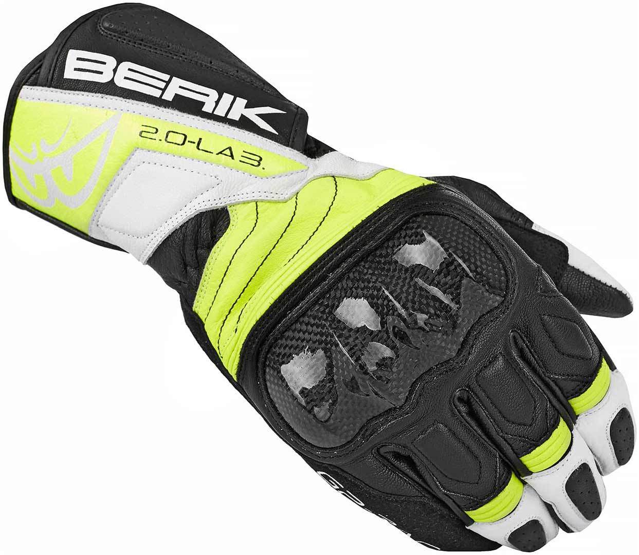 Berik Zoldar Motorcycle Gloves black/yellow L Figure 1