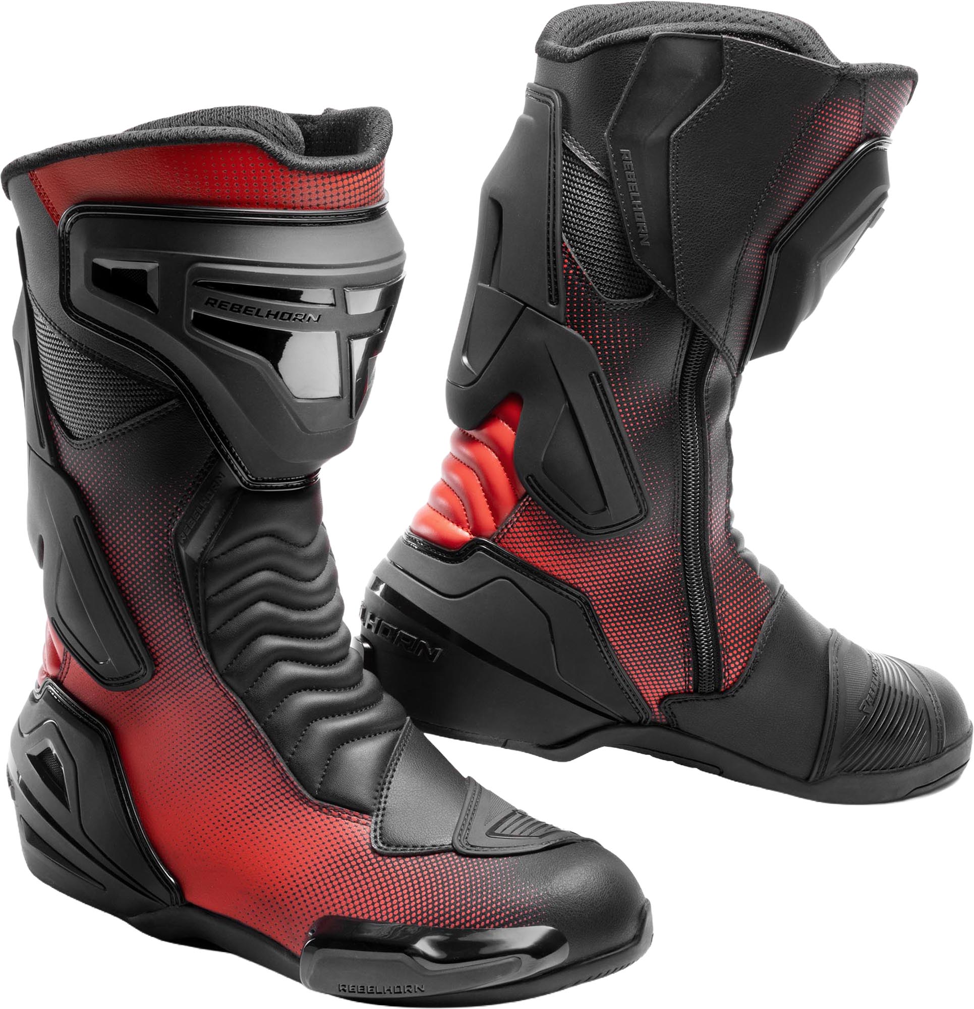 Rebelhorn GTR Motorcycle Boots black/red 41 Figure 1