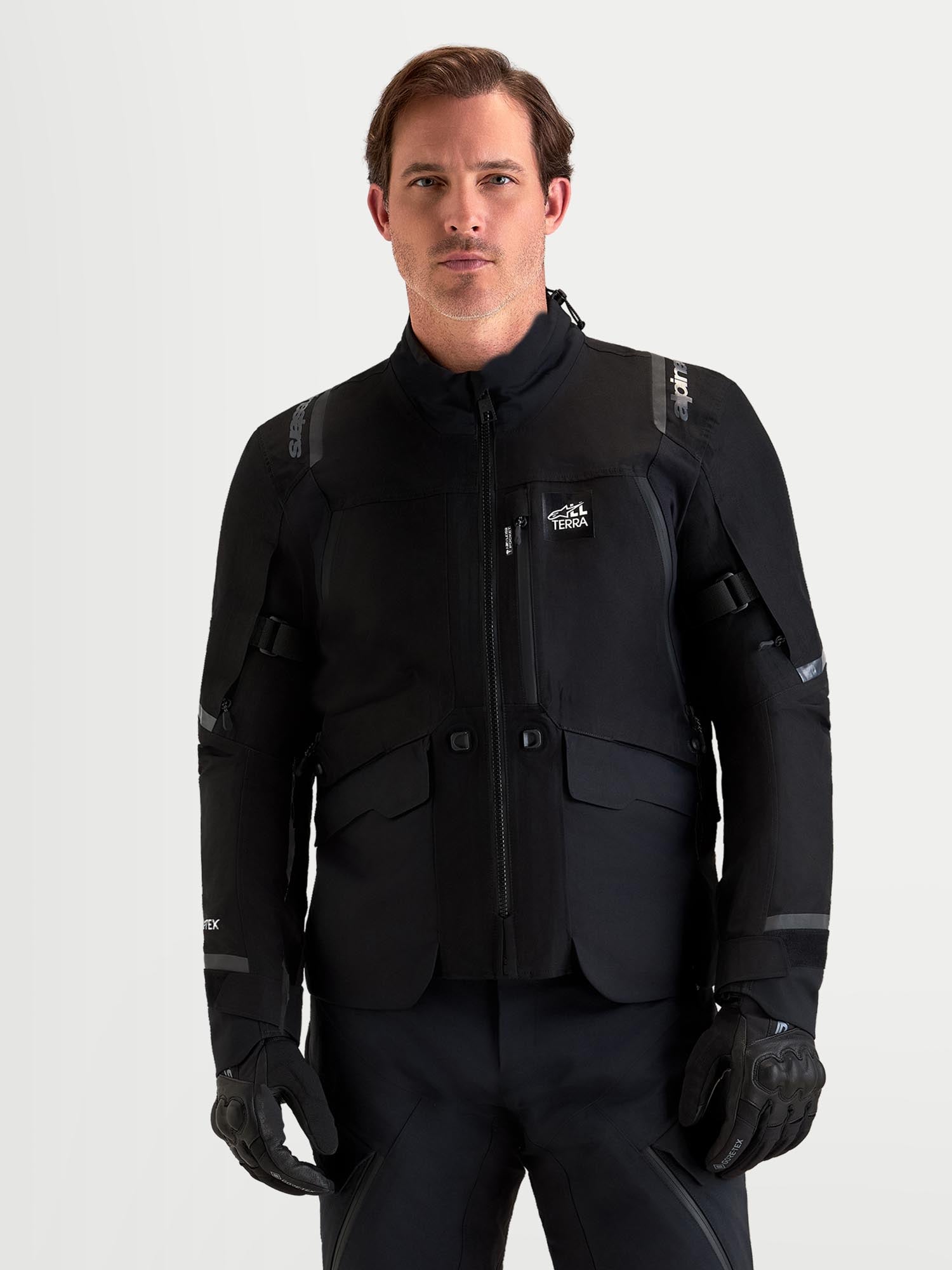 Alpinestars ST-7 V2 2L Gore-Tex vandtæt motorcykel-tekstiljakke Sort XL Figur 9