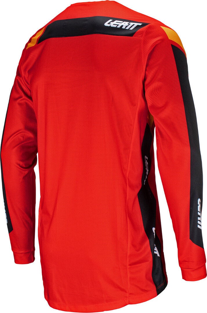 Leatt 3.5 Ride 2024 모토크로스 저지와 바지 세트 빨강/검정 2XL 그림 8