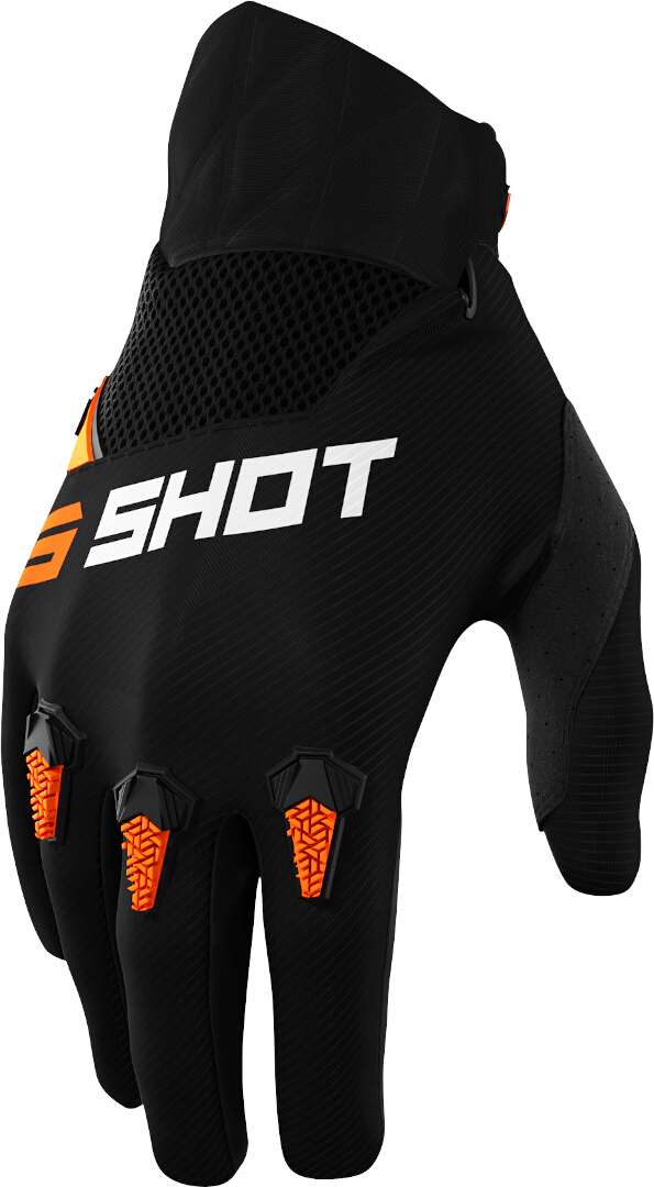 Shot Devo Motocross Handschuhe schwarz/orange 10 Abbildung 1