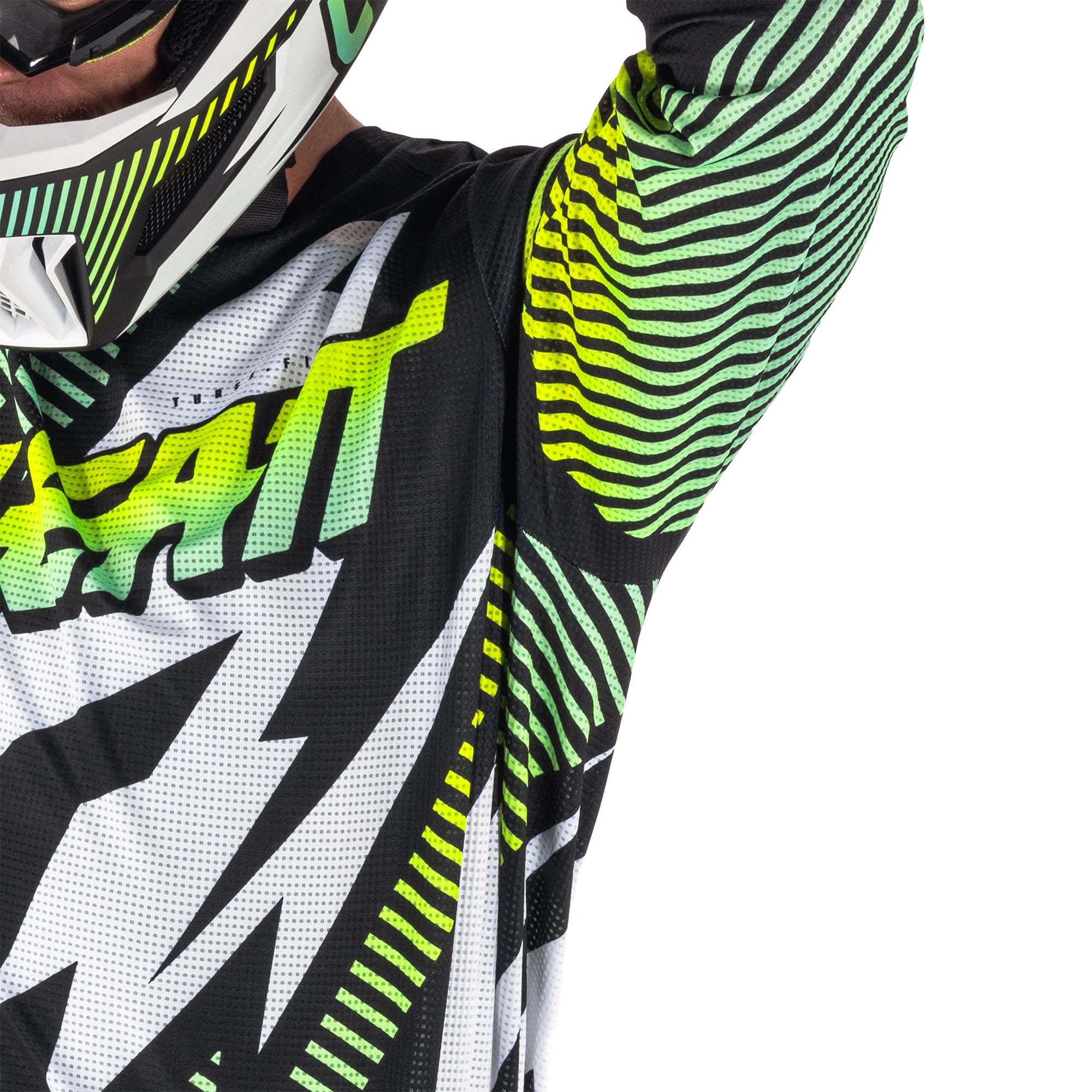 Leatt Moto 3.5 Arrow Maglia Motocross bianco/nero/verde M Figura 4