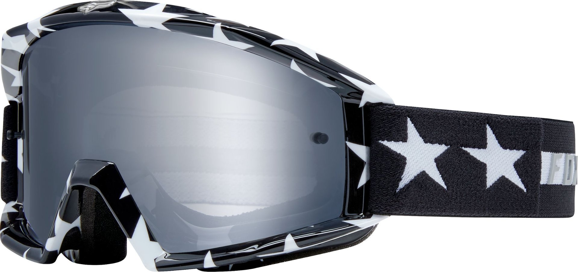 FOX Main Stripe Ochelari de motocross alb/negru Figura 1