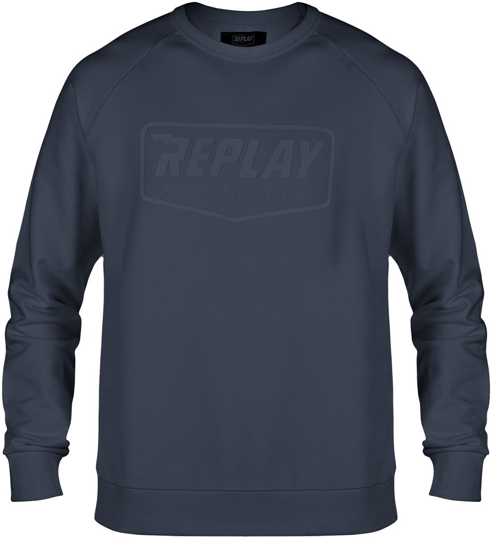 Replay Logo Sweater blau XXL Abbildung 1