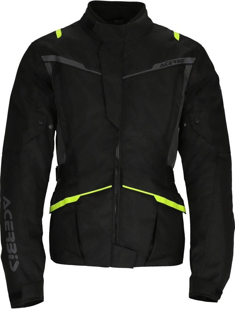 Acerbis CE X-Travel Waterproof Motorcycle Textile Jacket black/yellow 3XL Figure 9
