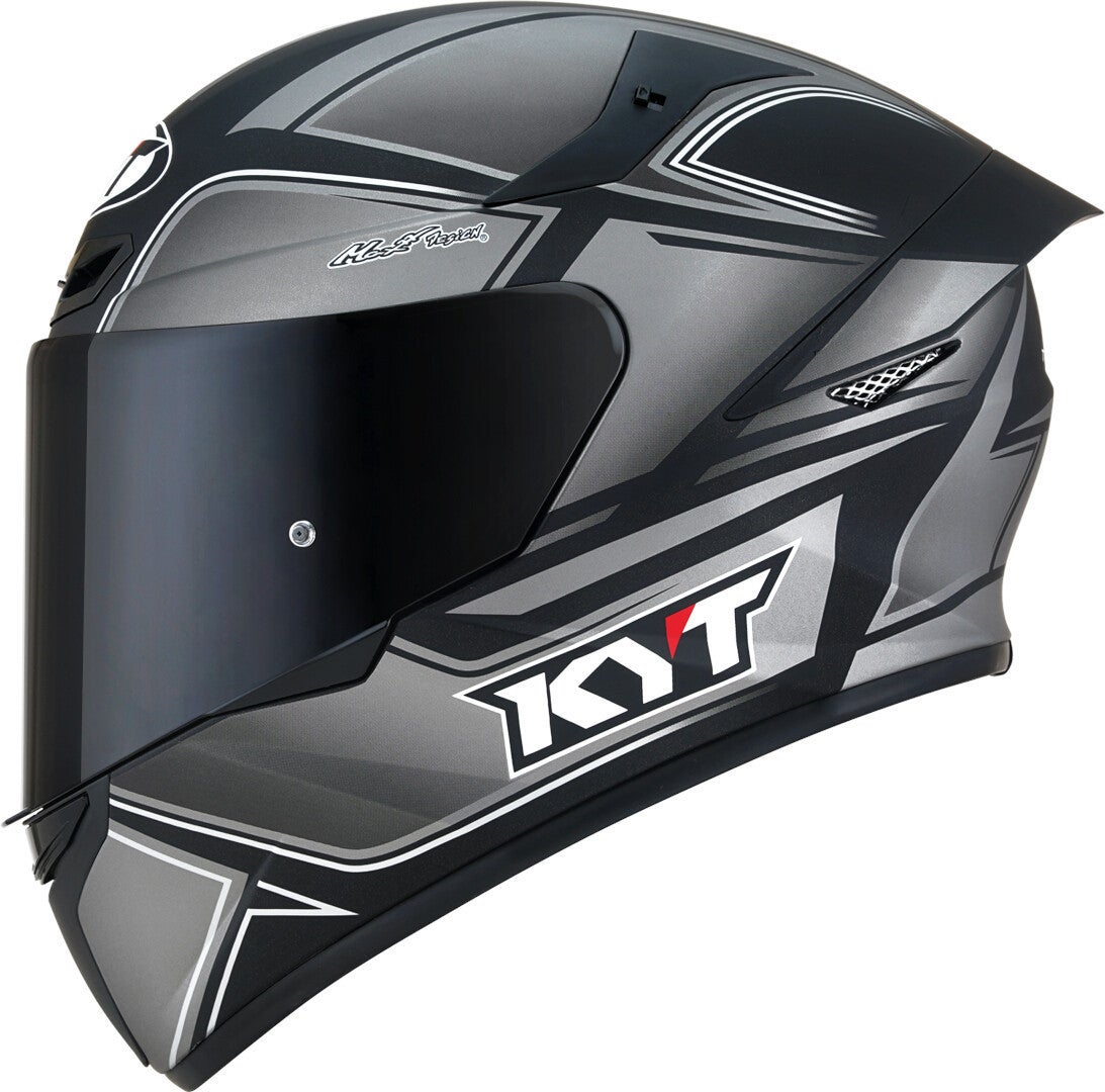KYT TT Course Tourist Helmet grey/black M (57/58) Figure 8