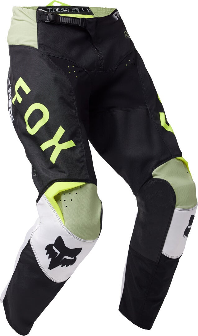 FOX 180 Race Spec Motocross Bukser sort/grøn/hvid 38 Figur 1