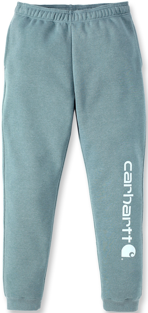 Carhartt Midweight Tapered Graphic Pantaloni de trening verde/albastru L Figura 1