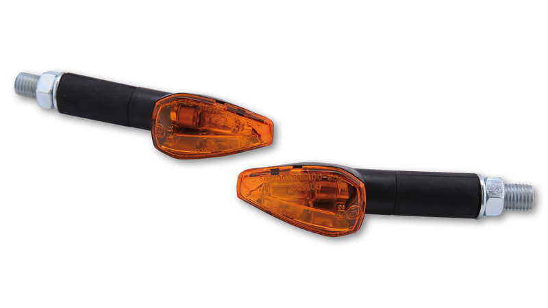 HIGHSIDER Smart Peak Lampindikator Kropp Svart / Lins Orange (Par), Fram och Bak Figur 4